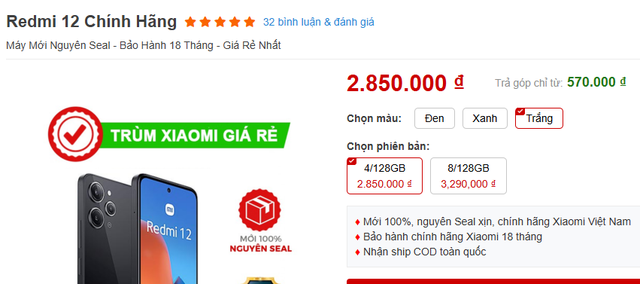 Điện thoại Xiaomi "quốc dân" rất được người Việt yêu thích: Màn hình lớn như S24 Ultra, giá chỉ 3 triệu - Ảnh 1