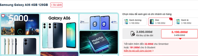 Điện thoại giá rẻ Samsung bán chạy bậc nhất thị trường: Siêu nhẹ, màn lớn 6.7inch, pin 5.000mAh - Ảnh 1