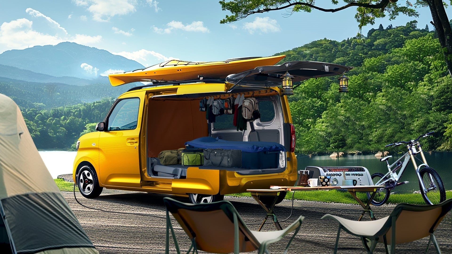 Bản "Pro Max" của xe điện rẻ nhất Việt Nam trình làng: Thiết kế độc đáo, có thể biến thành "giường di động", giá dự kiến 175 triệu đồng - Ảnh 2