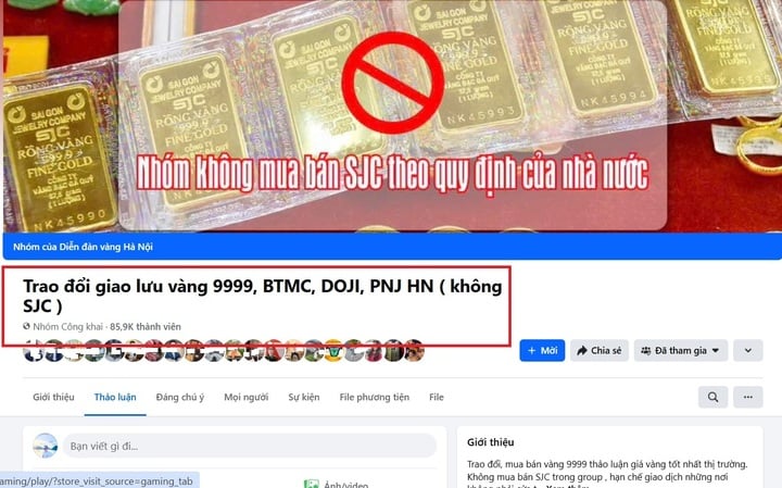 Khách mua bán nhộn nhịp trên 'sàn vàng' tự phát, chuyên gia cảnh báo - Ảnh 1