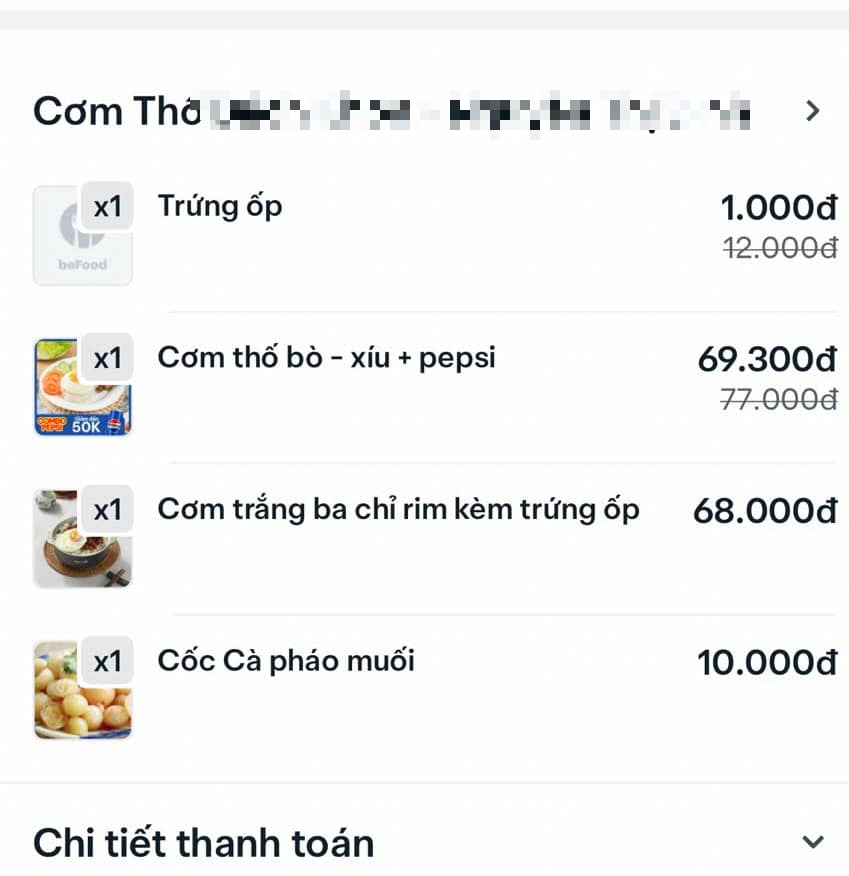 Sốc với suất cơm 68k có 3 miếng thịt và 1 quả trứng - Ảnh 2