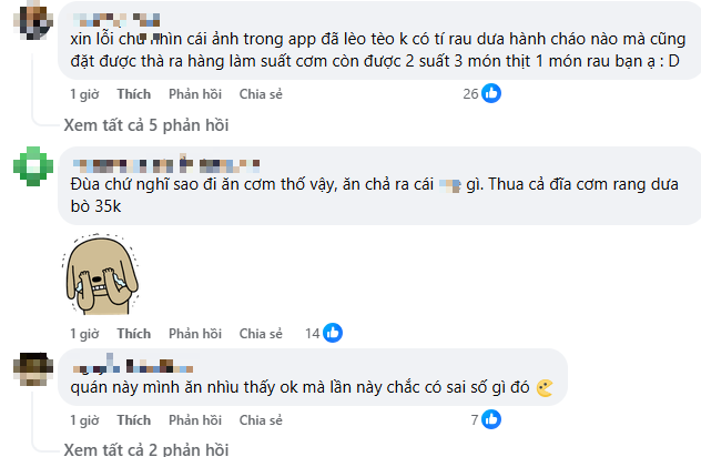 Sốc với suất cơm 68k có 3 miếng thịt và 1 quả trứng - Ảnh 6