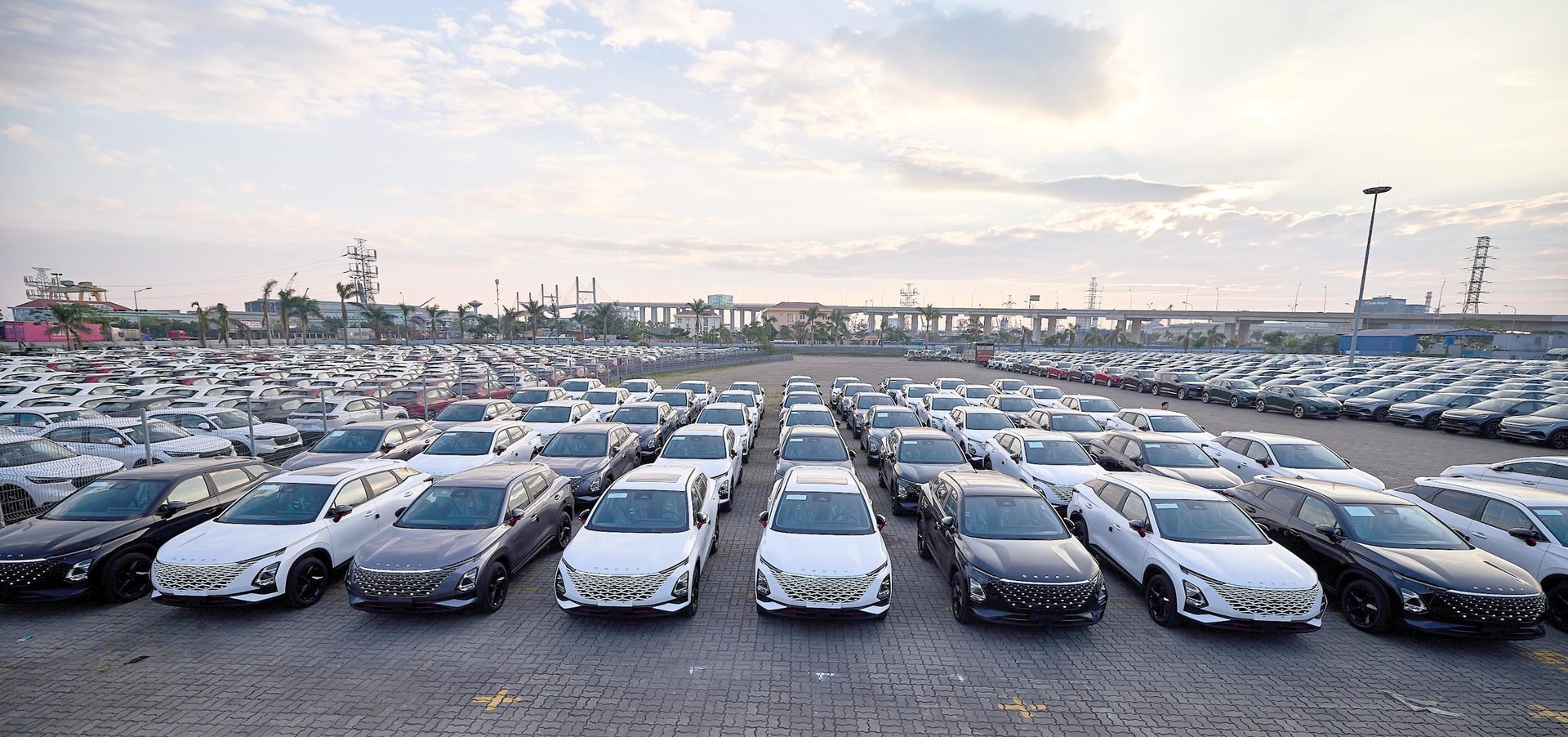 Lô Omoda C5 đầu tiên cập cảng Việt Nam, chờ bàn giao đến tay khách Việt cuối tháng này - Ảnh 3