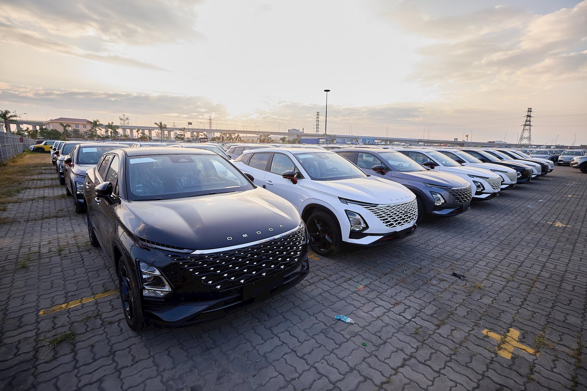 Lô Omoda C5 đầu tiên cập cảng Việt Nam, chờ bàn giao đến tay khách Việt cuối tháng này - Ảnh 2