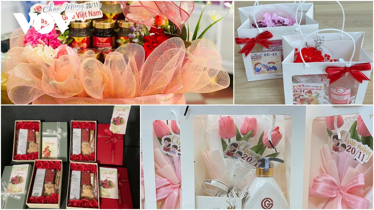 Thị trường quà tặng 20/11 kém sôi động dù giá cả bình ổn - Ảnh 3