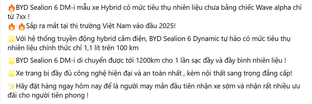 BYD lại sắp trình làng thêm đối thủ của Honda CR-V tại Việt Nam: 'ăn xăng' ít hơn cả Wave Alpha, giá dự kiến hơn 700 triệu đồng - Ảnh 2