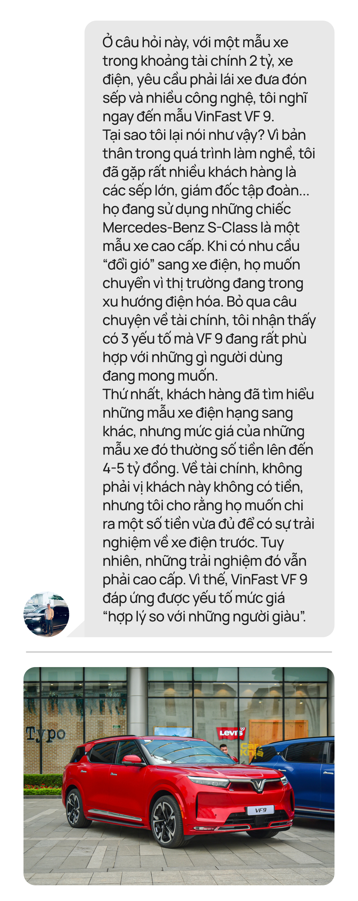 [Trên Ghế 46] Tìm mua xe cho sếp, trợ lý được gợi ý VinFast VF 9, lý do được chuyên gia đưa ra là gì? - Ảnh 3