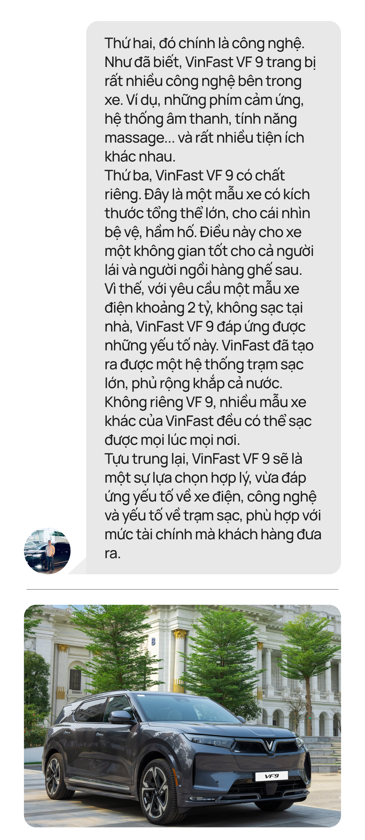 [Trên Ghế 46] Tìm mua xe cho sếp, trợ lý được gợi ý VinFast VF 9, lý do được chuyên gia đưa ra là gì? - Ảnh 4