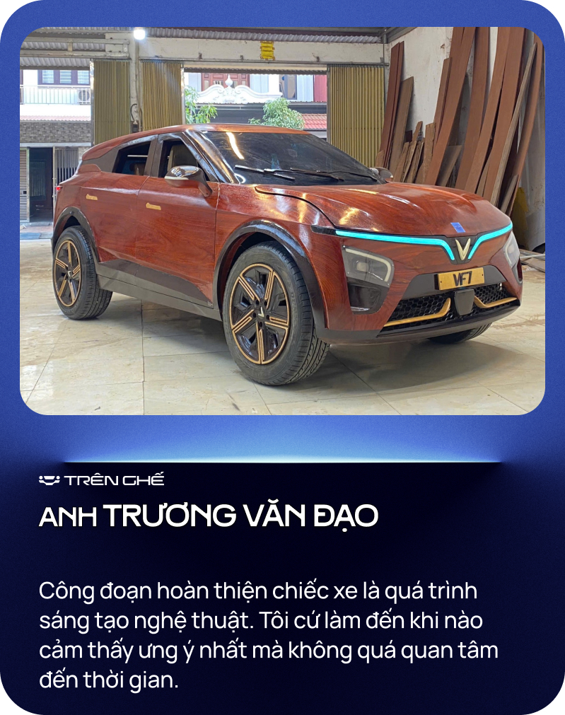 [Trên Ghế 45] Cha đẻ VinFast VF 7 bằng gỗ: Chi phí hết 100 triệu nhưng không đắt bằng chất xám và công sức 12 tiếng/ngày trong hơn 2 tháng - Ảnh 5