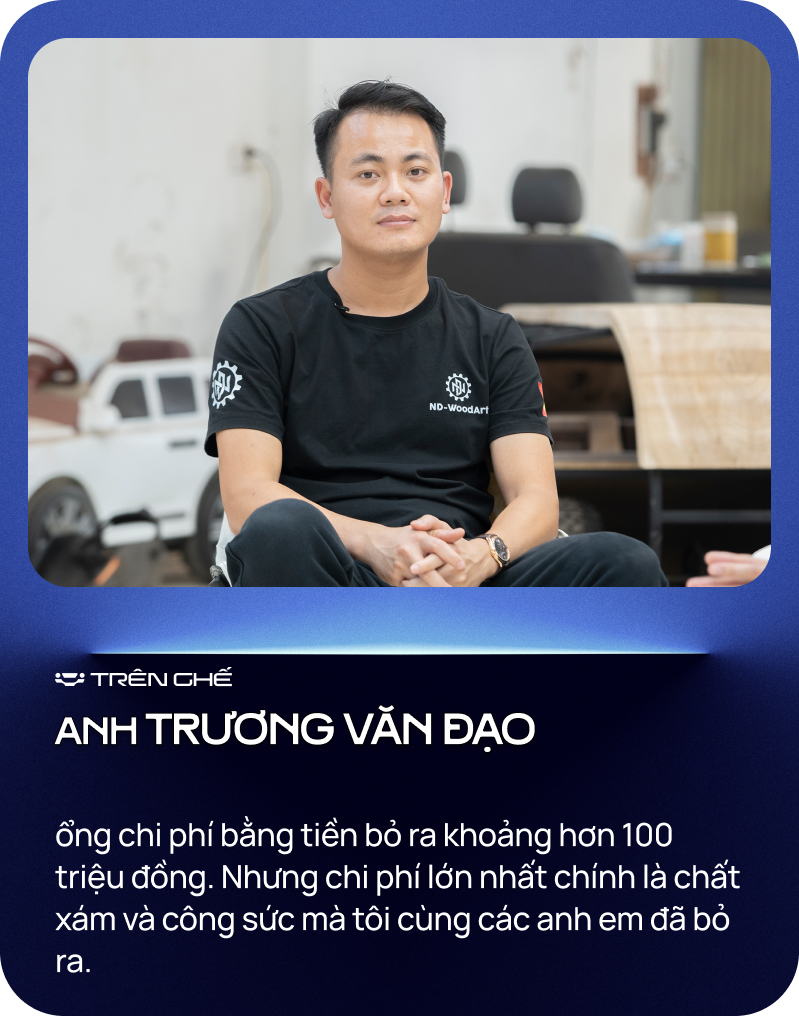 [Trên Ghế 45] Cha đẻ VinFast VF 7 bằng gỗ: Chi phí hết 100 triệu nhưng không đắt bằng chất xám và công sức 12 tiếng/ngày trong hơn 2 tháng - Ảnh 8