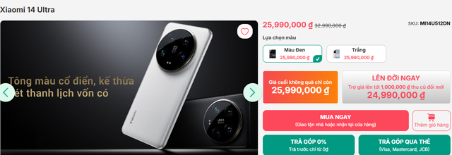 Loạt siêu phẩm Xiaomi giảm mạnh cuối tháng 11: "Kẻ hủy diệt S24 Ultra" một thời giờ cũng đã giảm 7 triệu - Ảnh 1