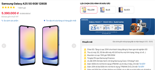 Mẫu Galaxy 5G "kín tiếng" nhưng cấu hình ổn trong tầm giá 5 triệu: Thiết kế thanh tú, camera 50MP - Ảnh 1