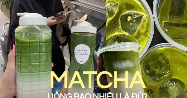 Matcha Latte 1 lít 3: "Hot trend" mới của giới trẻ Việt gây tranh cãi vì tiềm ẩn hệ lụy khó lường