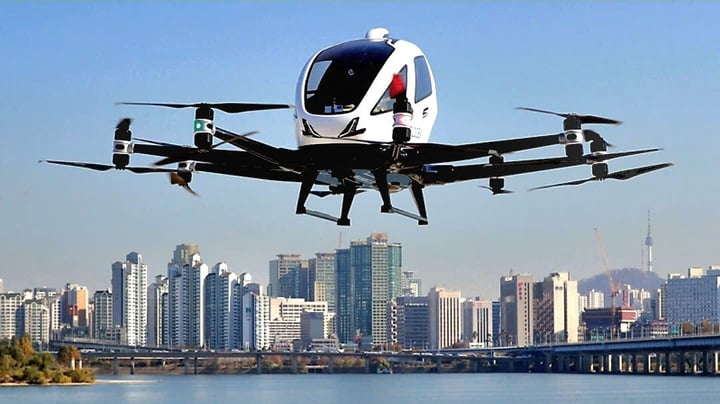 Chưa đủ cơ sở để xem xét thí điểm taxi bay ở Bình Định - Ảnh 1
