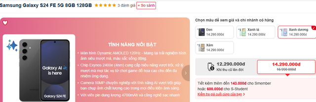 Điện thoại Samsung rẻ nhất được cập nhật phần mềm 7 năm: Gần như giống hệt S24, giá giảm gần 3 triệu - Ảnh 2