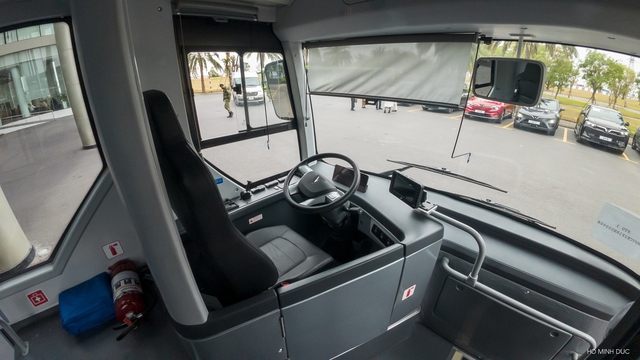 Bước lên xe điện 'lạ' chạy trong nhà máy của VinFast: Dòng xe hoàn toàn mới, ra mắt trước Tết - Ảnh 6