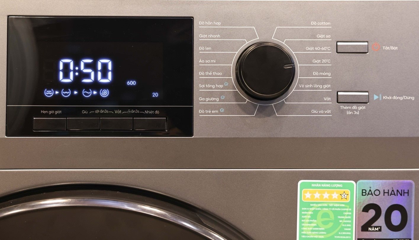 Đây là mẫu máy giặt cửa ngang tiết kiệm điện, sở hữu công nghệ giặt hơi nước SteamWash, giá từ 6 triệu đồng - Ảnh 4