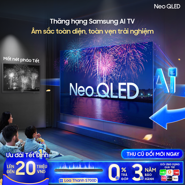 Thưởng thức bóng đá như trên sân cỏ: Neo QLED - cháy hết mình - Ảnh 1