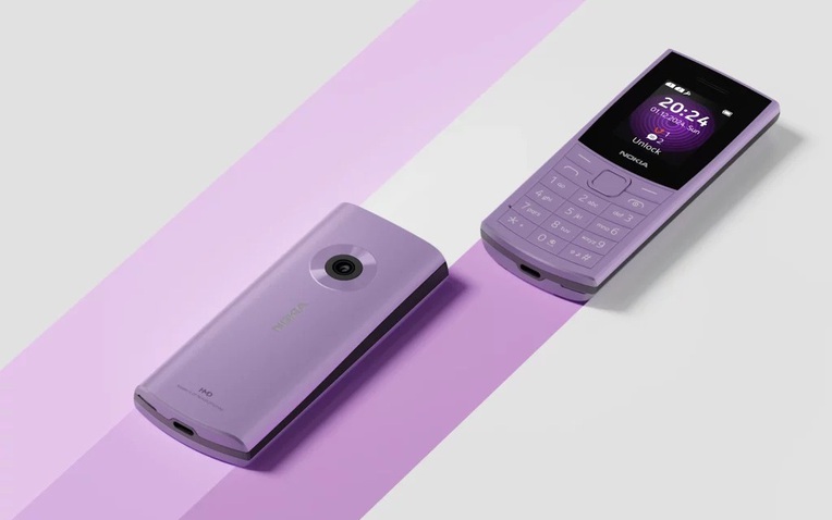 Ra mắt "điện thoại cục gạch" Nokia 105 và 110 4G phiên bản 2025 - Ảnh 1