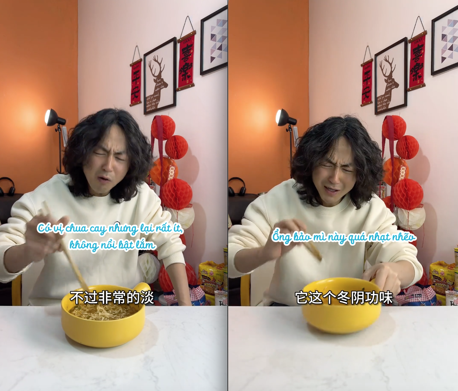 "Vua mì ăn liền" Trung Quốc lần đầu thử mì Hảo Hảo: Chê nhưng vẫn sạch bát, dân mạng Việt nói gì trước điều này? - Ảnh 4