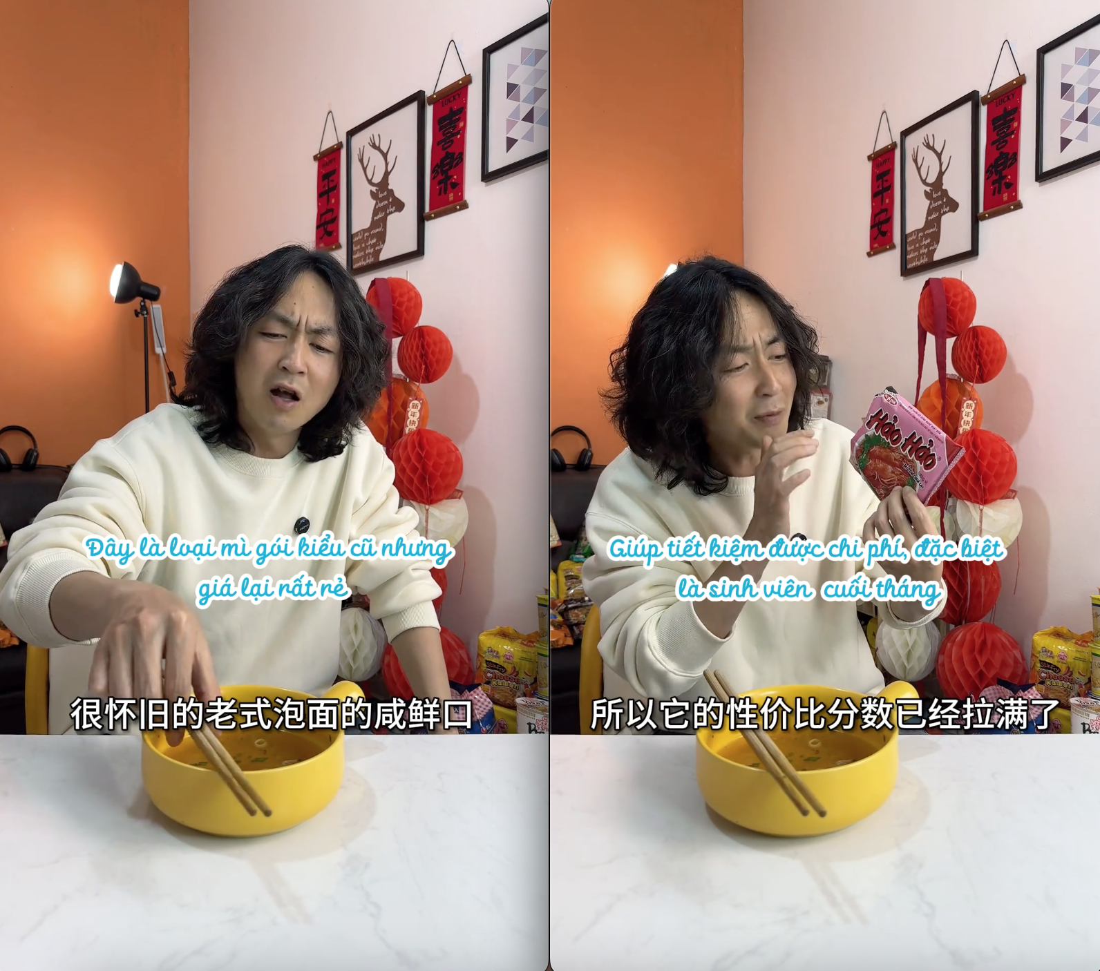 "Vua mì ăn liền" Trung Quốc lần đầu thử mì Hảo Hảo: Chê nhưng vẫn sạch bát, dân mạng Việt nói gì trước điều này? - Ảnh 6