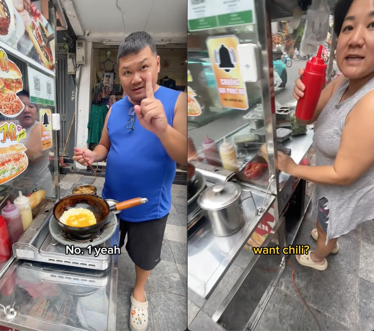 Khách Tây mua bánh mì giữa phố cổ Hà Nội, cách "báo giá" của chủ quán nhận về "cơn mưa" lời khen - Ảnh 3