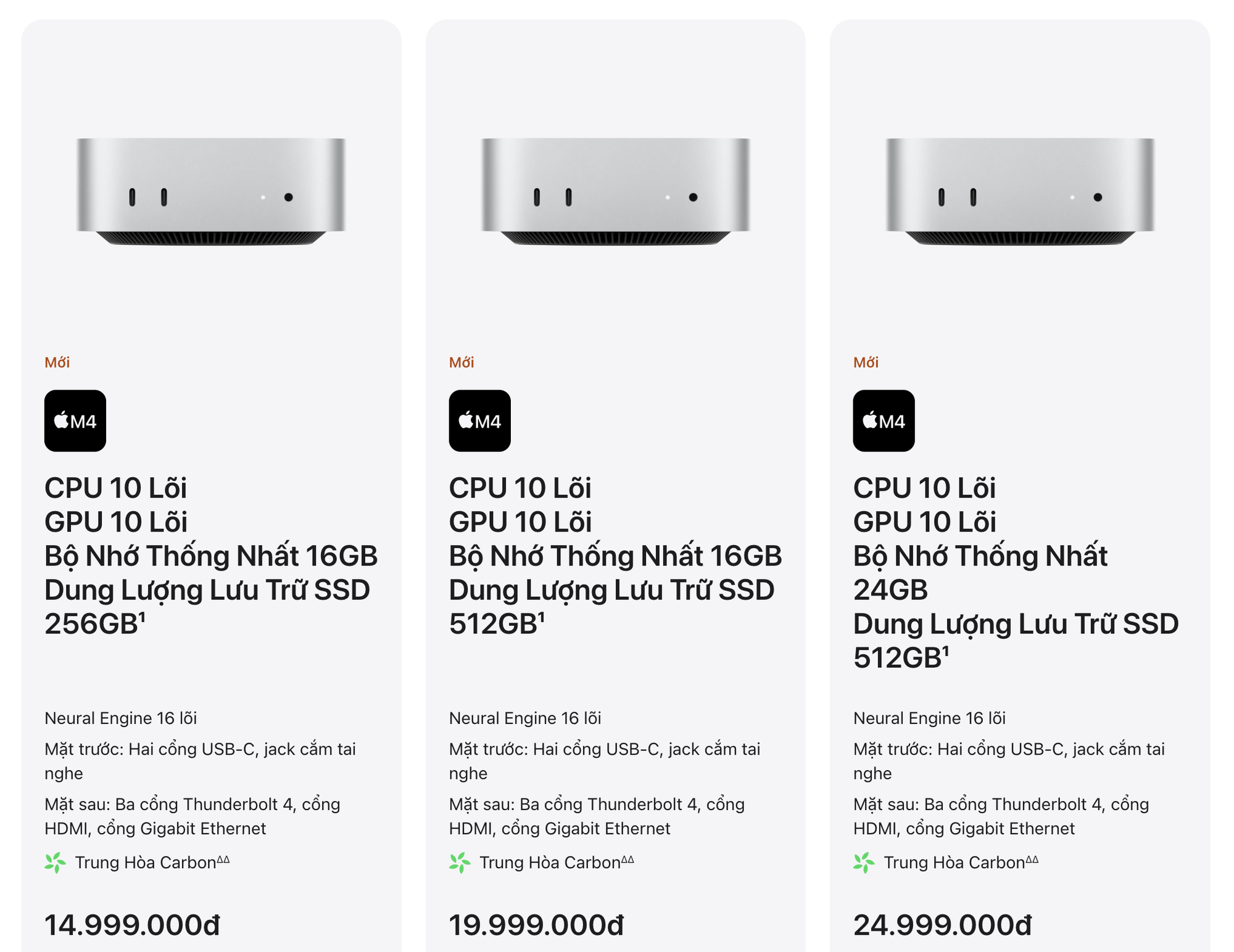 Apple chính thức mở bán Mac mini M4 tại Việt Nam: Chip M4 và M4 Pro, RAM khởi điểm 16GB, giá ưu đãi từ 12.5 triệu đồng - Ảnh 4