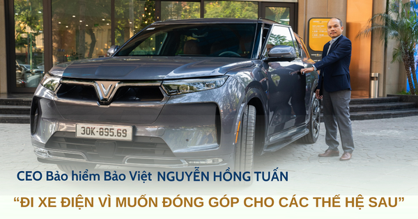 CEO bảo hiểm Bảo Việt Nguyễn Hồng Tuấn: 'Đi xe điện vì muốn đóng góp cho các thế hệ sau'