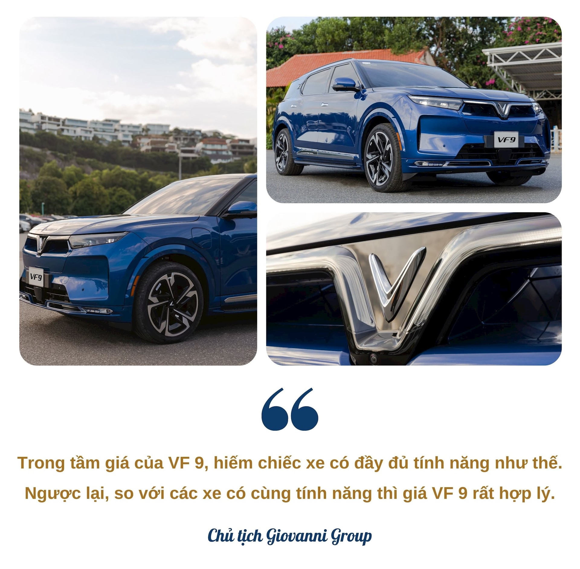 Người sáng lập Giovanni tiết lộ lý do bỏ dàn xe xăng hạng sang, chuyển sang sở hữu tận 3 chiếc VinFast VF 9 - Ảnh 3