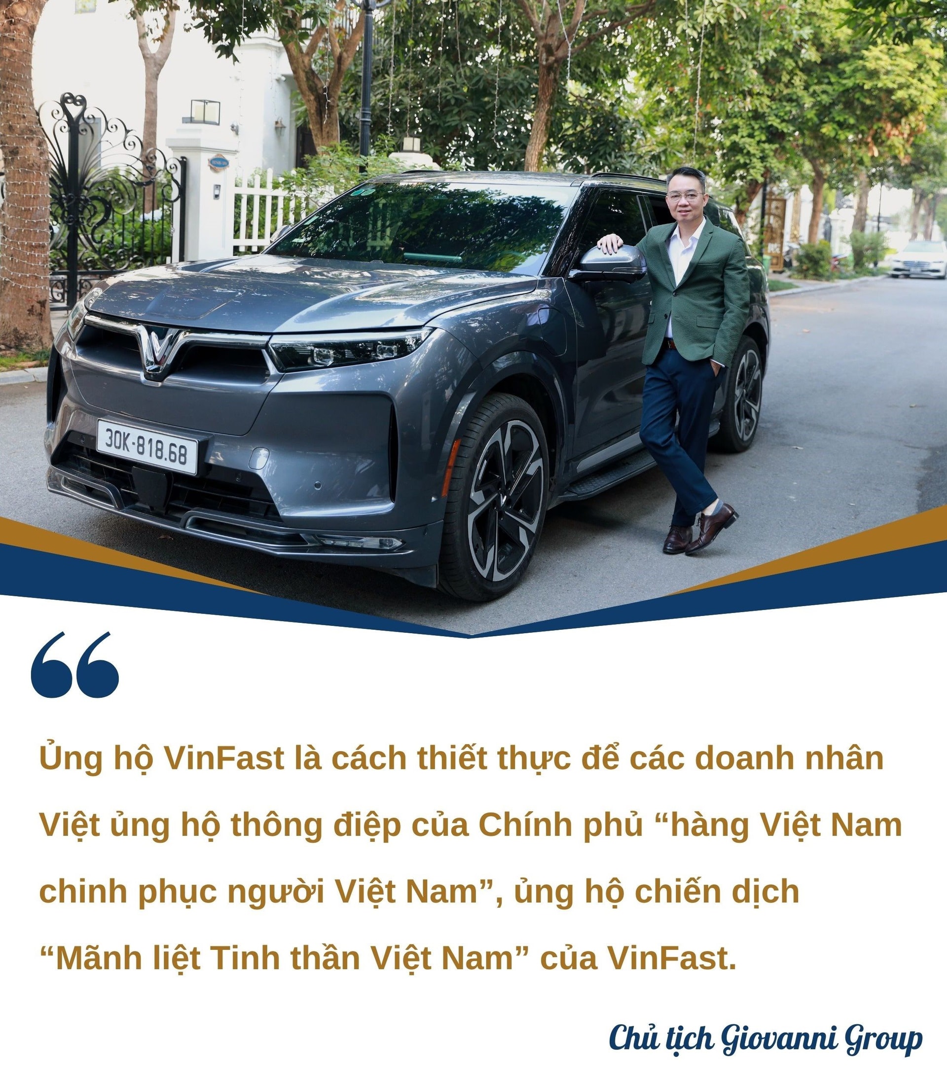 Người sáng lập Giovanni tiết lộ lý do bỏ dàn xe xăng hạng sang, chuyển sang sở hữu tận 3 chiếc VinFast VF 9 - Ảnh 5