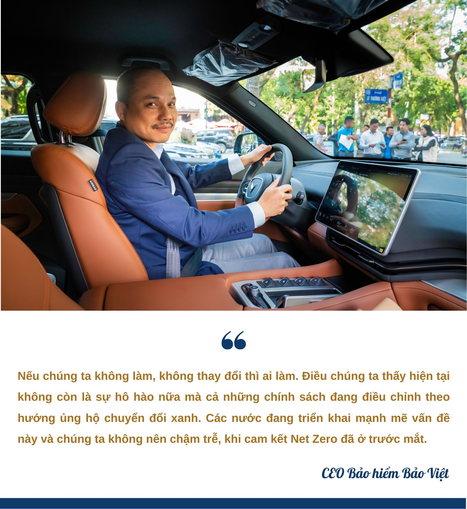 CEO bảo hiểm Bảo Việt Nguyễn Hồng Tuấn: 'Đi xe điện vì muốn đóng góp cho các thế hệ sau' - Ảnh 4