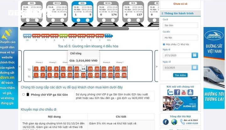 Vé máy bay Tết khan hiếm, đắt đỏ, vé tàu hoả thế nào? - Ảnh 2