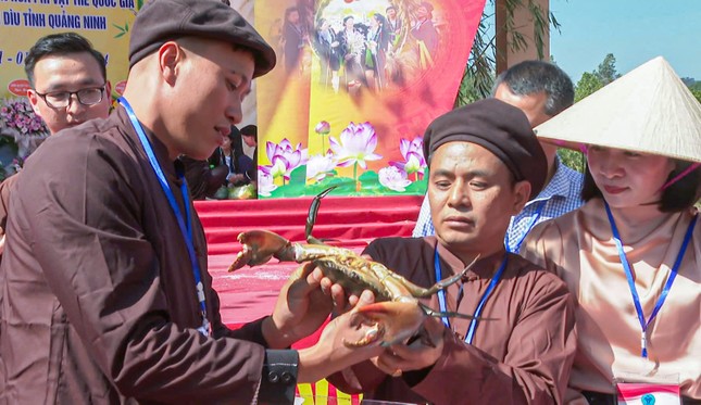Độc lạ đệ nhất cua biển được trao vương miện như hoa hậu - Ảnh 3