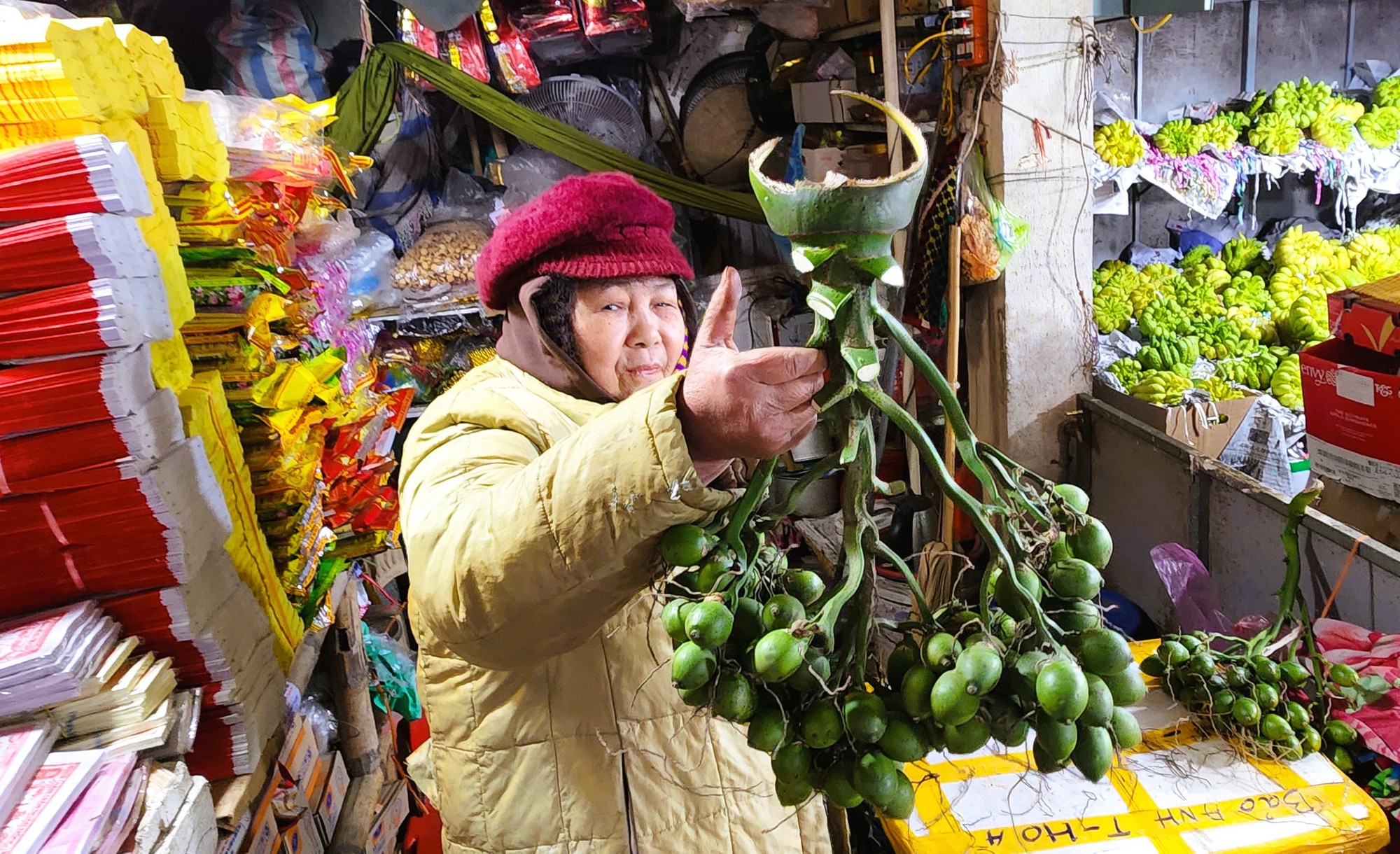 Giá chuối xanh bày mâm ngũ tăng phi mã - Ảnh 4