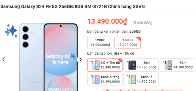 Điện thoại giá rẻ thay thế Galaxy S24 giảm giá trước Tết: Thiết kế bóng bẩy, màn hình lớn, AI đỉnh cao - Ảnh 1