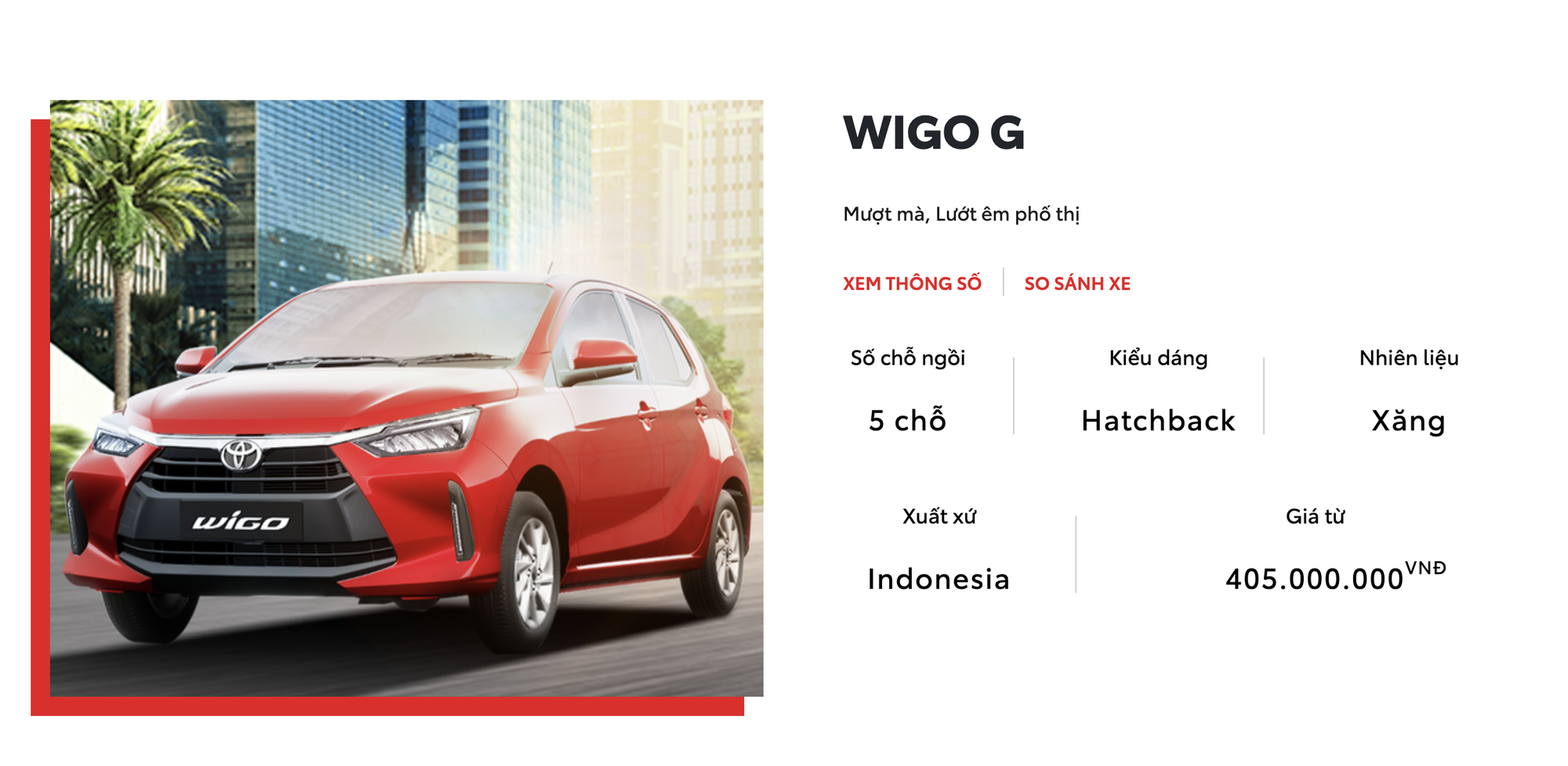 Toyota Wigo bản số sàn âm thầm biến mất khỏi danh mục sản phẩm: Khả năng 'nối gót' Rush và Yaris, giá khởi điểm nay 'nhảy' lên 405 triệu dễ bất lợi trước i10 - Ảnh 1