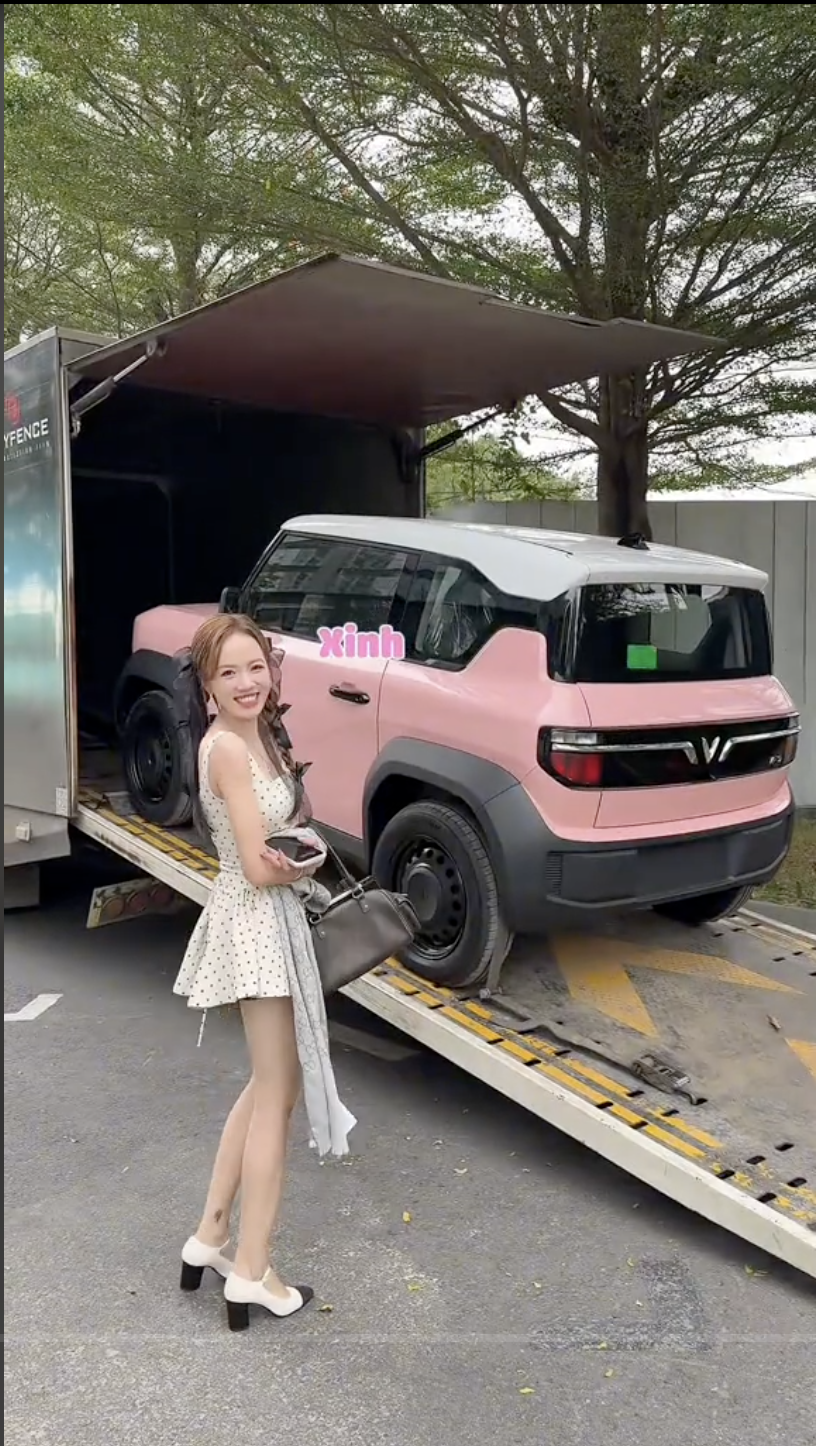 Hot TikToker Mèo Trái Đất tậu VinFast VF 3 dịp cuối năm: 'Mê từ lần đầu ngồi thử, sẽ độ thêm cho bằng bạn bằng bè' - Ảnh 1