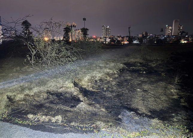 Hà Nội thông tin chính thức về drone rơi, gây cháy đám cỏ tại Mỹ Đình - Ảnh 2