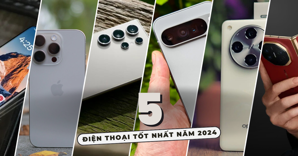 5 chiếc smartphone ấn tượng nhất năm 2024