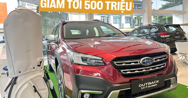 Subaru Outback giảm giá 500 triệu tại đại lý dịp cận Tết: Giá thực tế còn gần 1,6 tỷ đồng, tiệm cận Palisade bản 'full option'