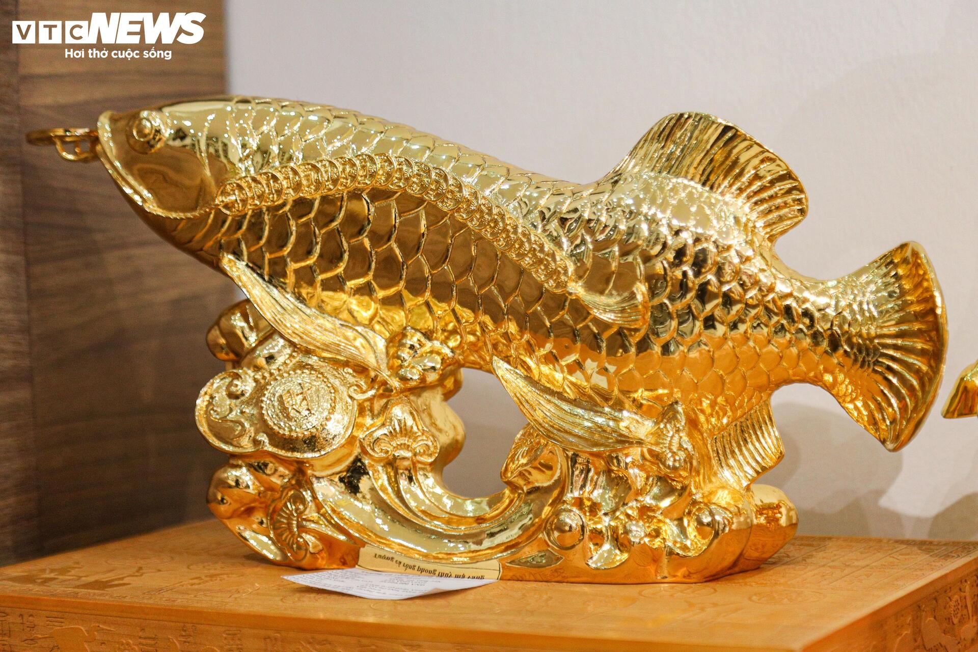 Mãn nhãn tượng 12 con giáp mạ vàng 24k dành riêng cho nhà giàu chơi Tết - Ảnh 16