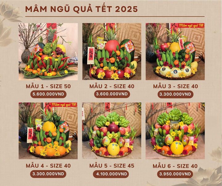 Mâm ngũ quả tiền triệu đắt khách ngày cuối năm - Ảnh 1