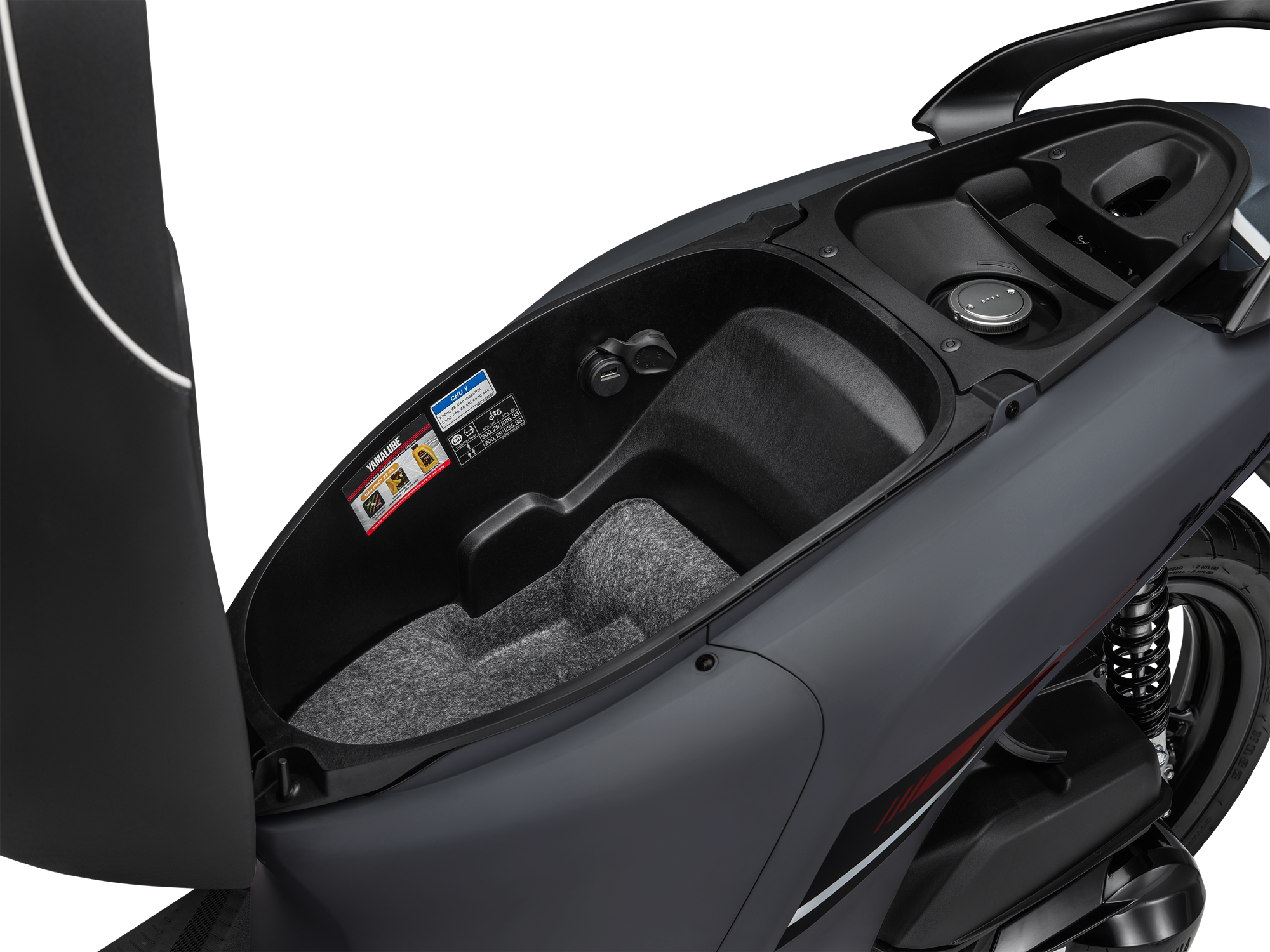 Yamaha Janus 125 thế hệ mới ra mắt Việt Nam: Thay đổi thiết kế, yên chống nóng, lốp không săm, cốp lớn hơn song vẫn thua Honda Vision - Ảnh 21