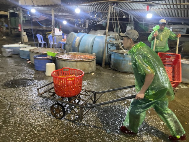 Khu chợ nổi tiếng Hà Nội dịp ông Công ông Táo nhộn nhịp xuyên đêm, nhiều người “cân đo đong đếm” lượng mua vì 1 điều - Ảnh 12