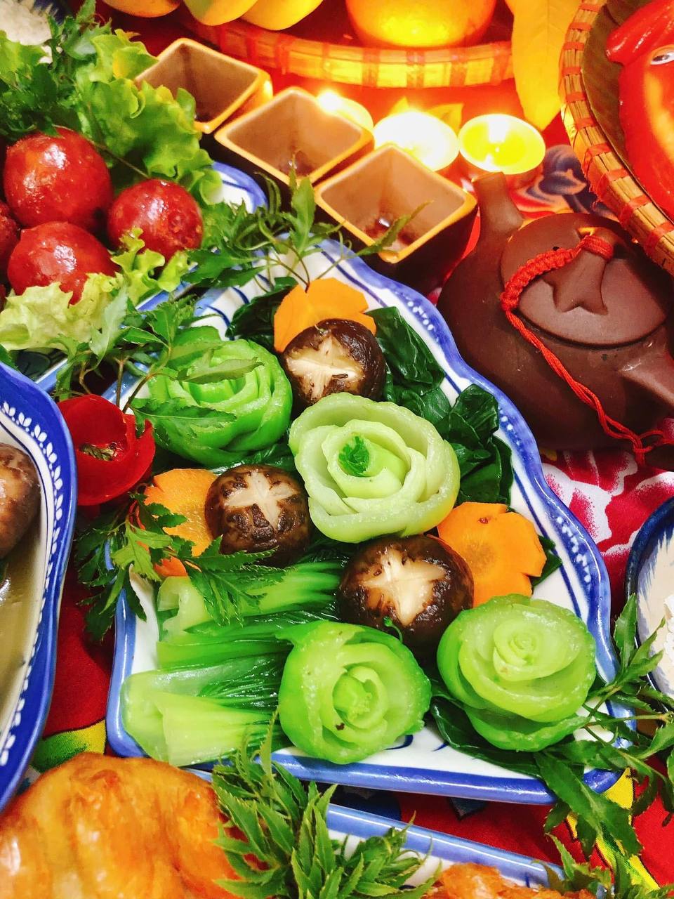 "Đại hội" khoe mâm cúng ông Công ông Táo tràn ngập MXH, có nhà làm cả món hot trend TikTok - Ảnh 4