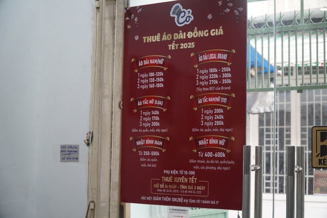 Cửa hàng cho thuê áo dài Tết hoạt động hết công suất - Ảnh 5