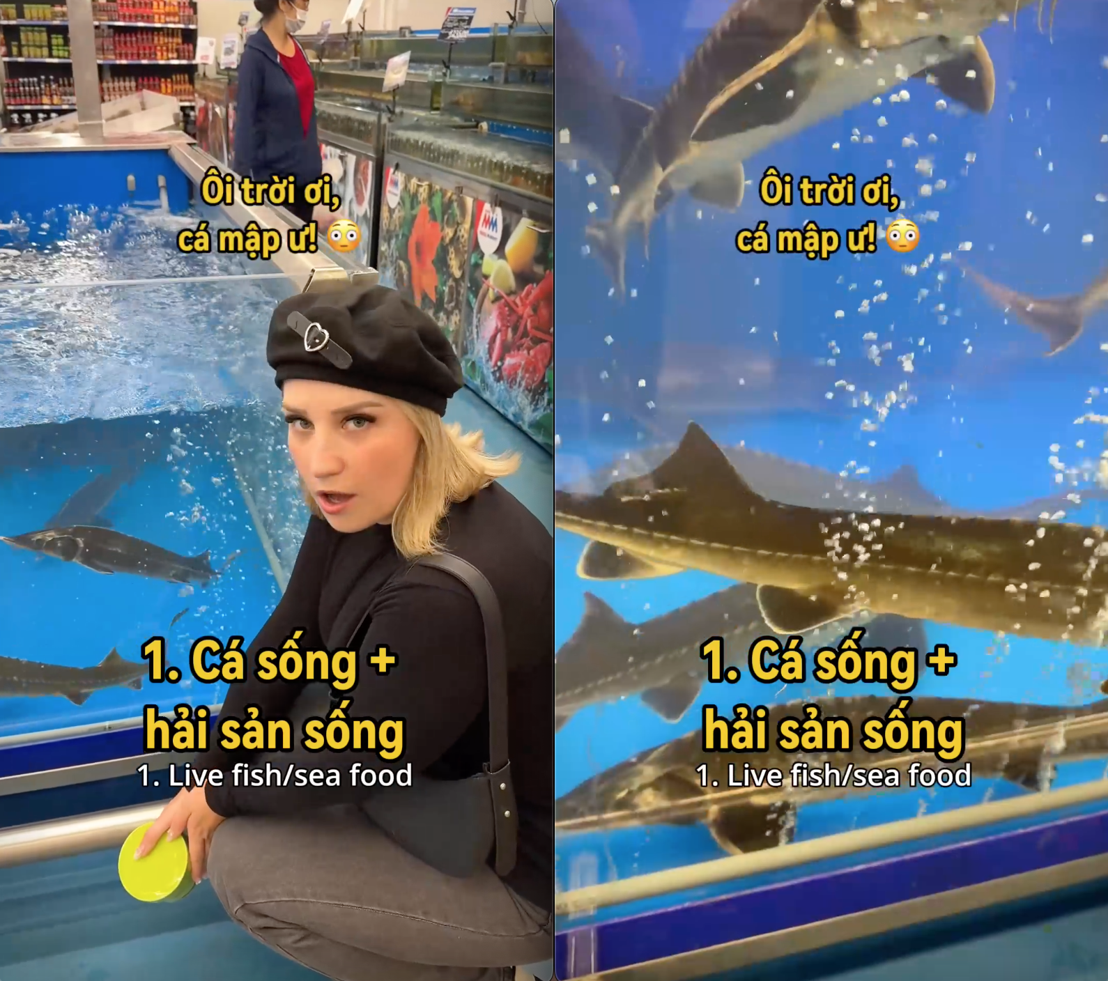 Cô gái Tây ngỡ ngàng trước những món bán ở siêu thị Việt Nam, sốc nhất là khi nhìn giá của trứng cút - Ảnh 2