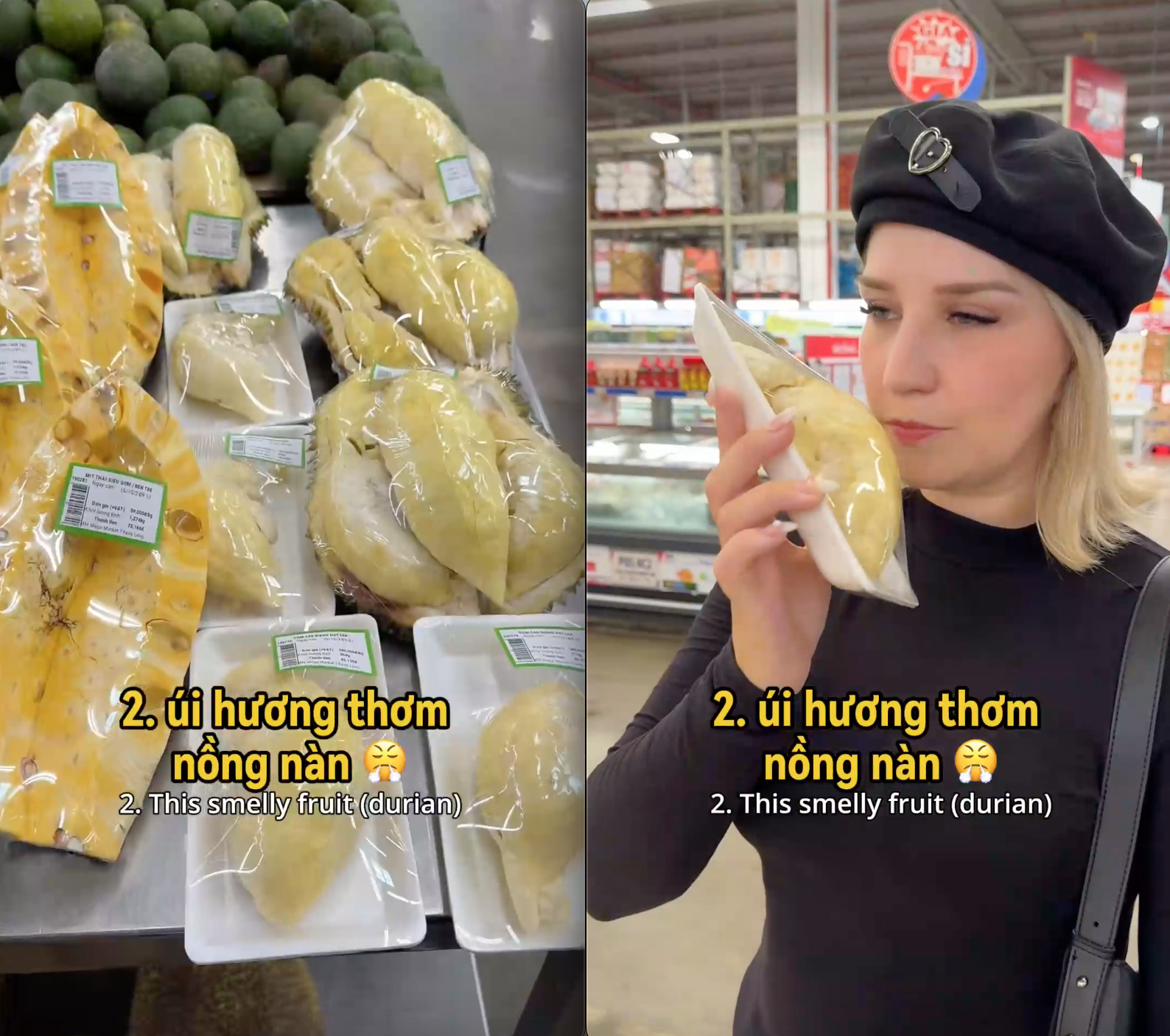 Cô gái Tây ngỡ ngàng trước những món bán ở siêu thị Việt Nam, sốc nhất là khi nhìn giá của trứng cút - Ảnh 3