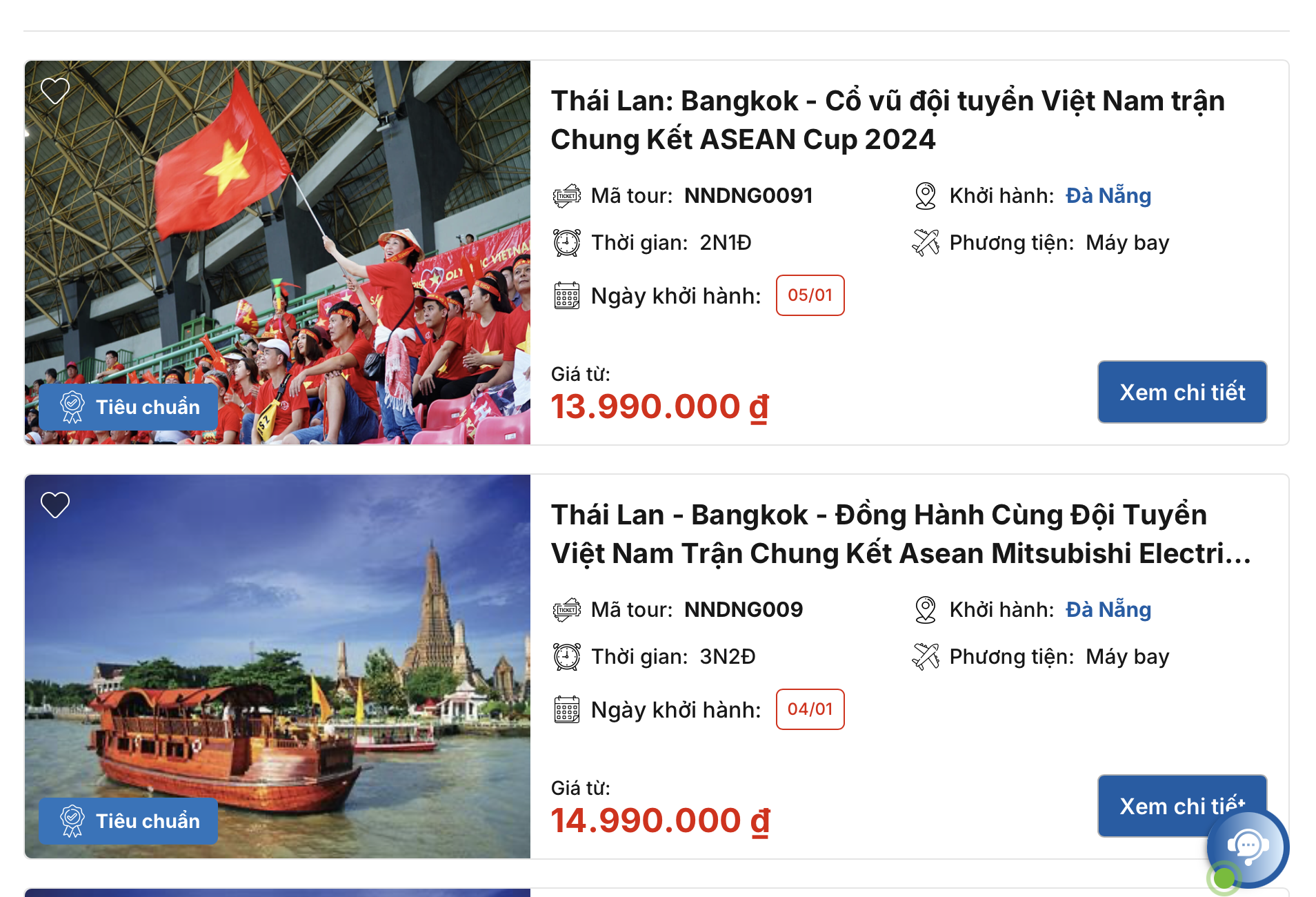 Giá tour, vé máy bay đi Thái Lan xem tuyển Việt Nam trận chung kết ASEAN Cup 2024 bao nhiêu? - Ảnh 1