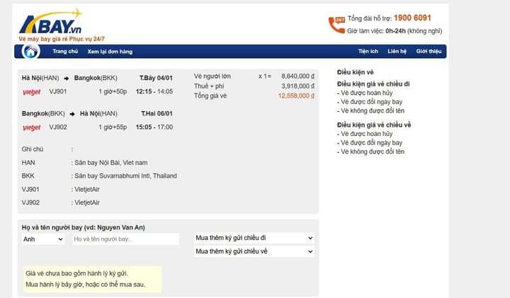 Tuyển Việt Nam đá chung kết AFF Cup, giá vé máy bay sang Thái Lan tăng gấp 3 - Ảnh 1